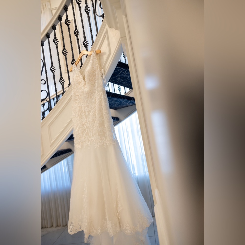 Alec Milano “Melissa” Ivory Wedding Gown